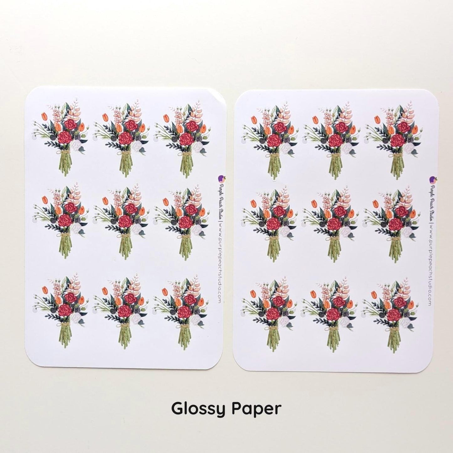Large Bouquet Sticker Sheets