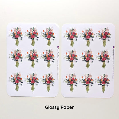 Large Bouquet Sticker Sheets