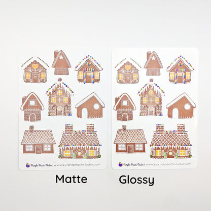 Large Gingerbread House Stickers