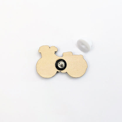 Vintage Teal Bicycle Pin