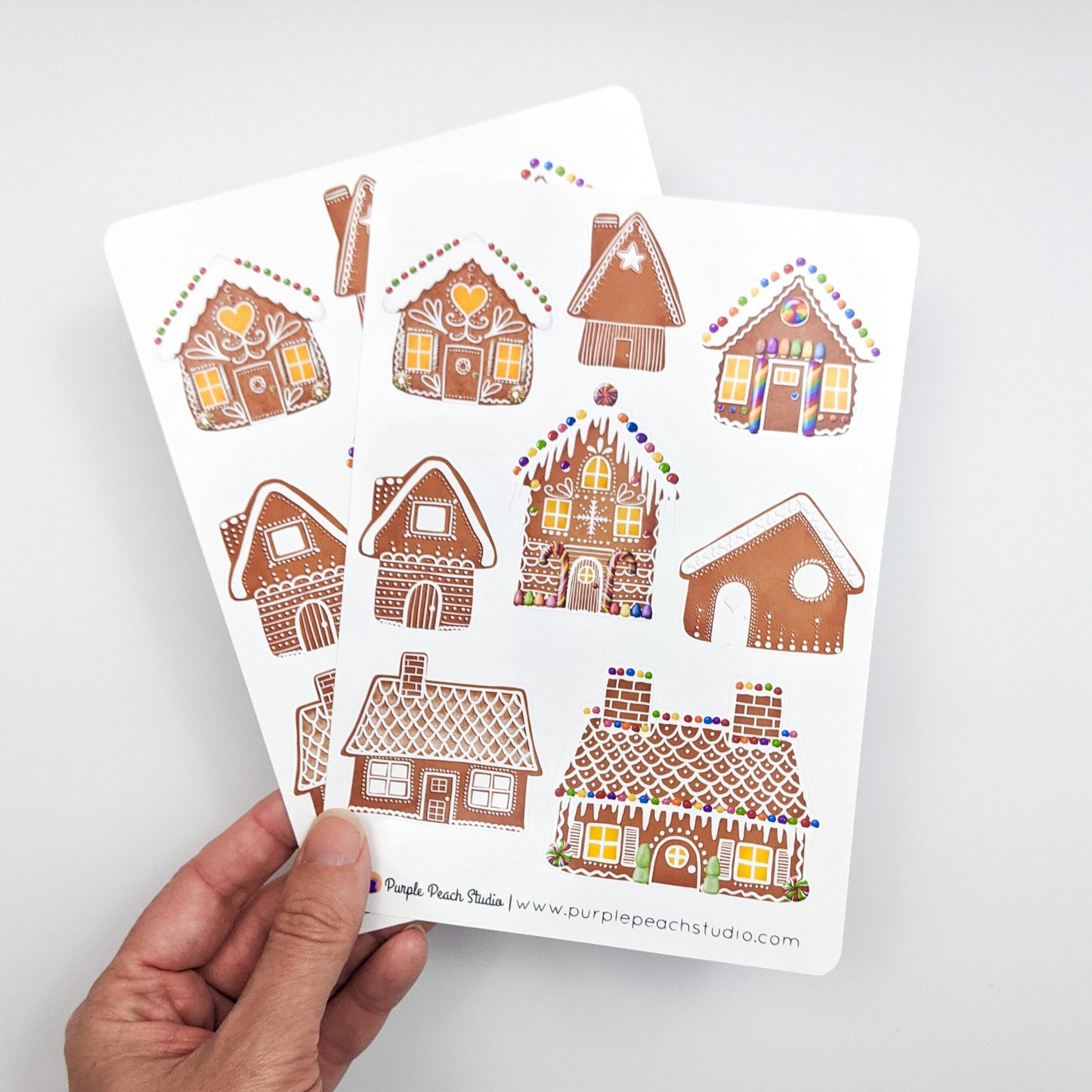 Large Gingerbread House Stickers