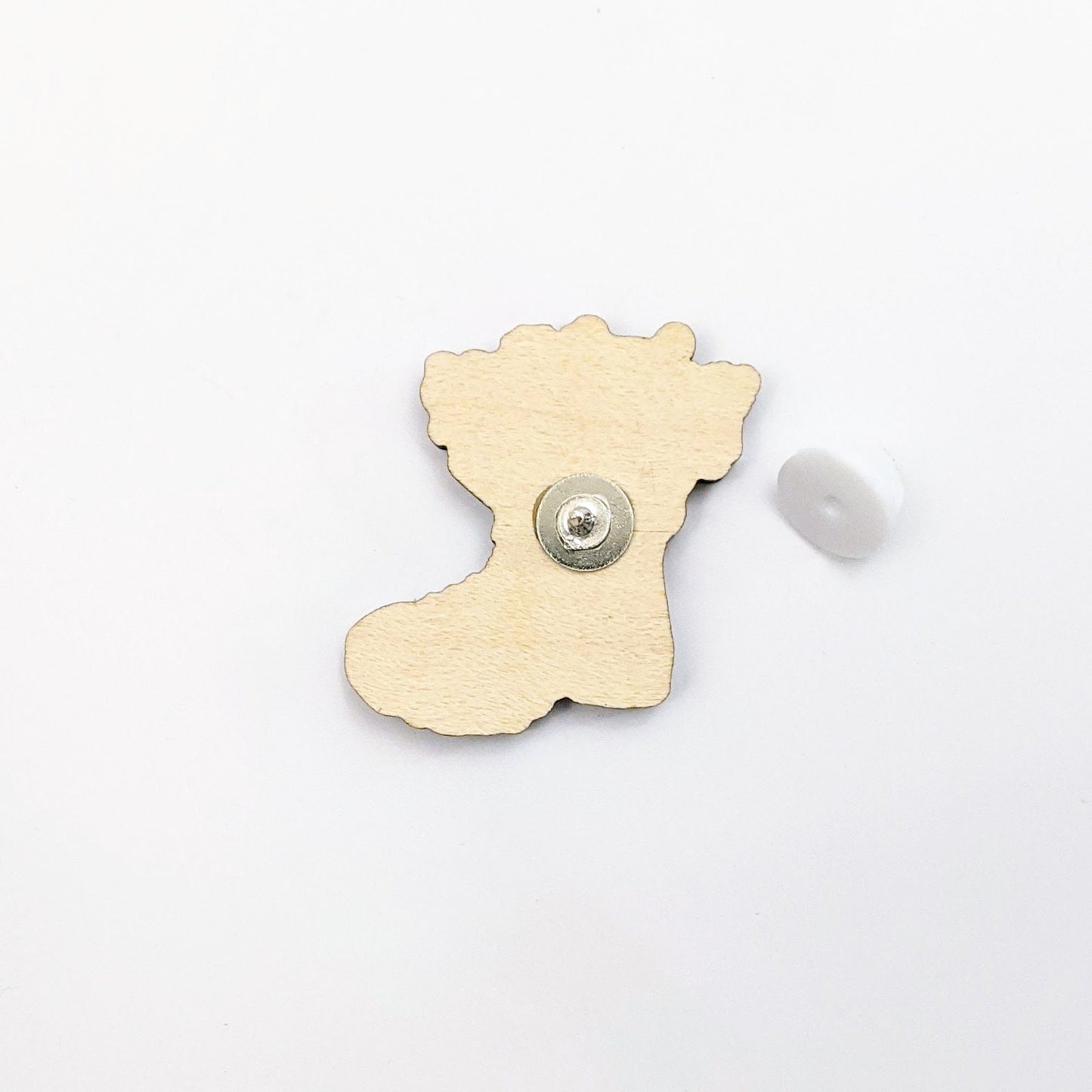 Wildflower Filled Hiking Boot Pin