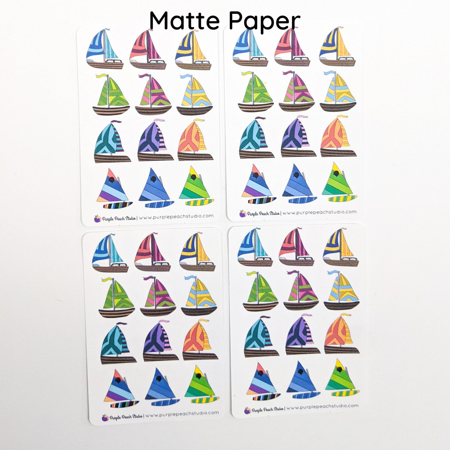 Small Sailboat Planner Stickers