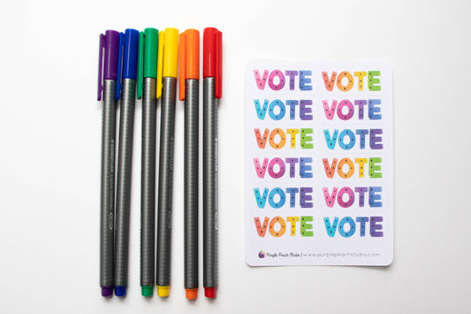 48 Vote Stickers