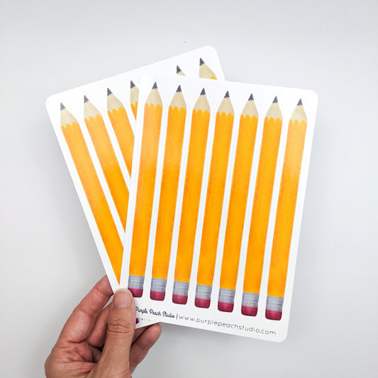 Large Pencil Stickers