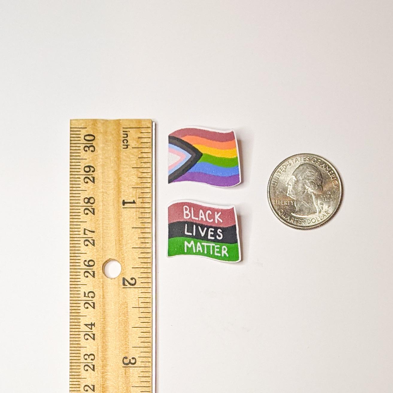 60 Progressive Flag Stickers