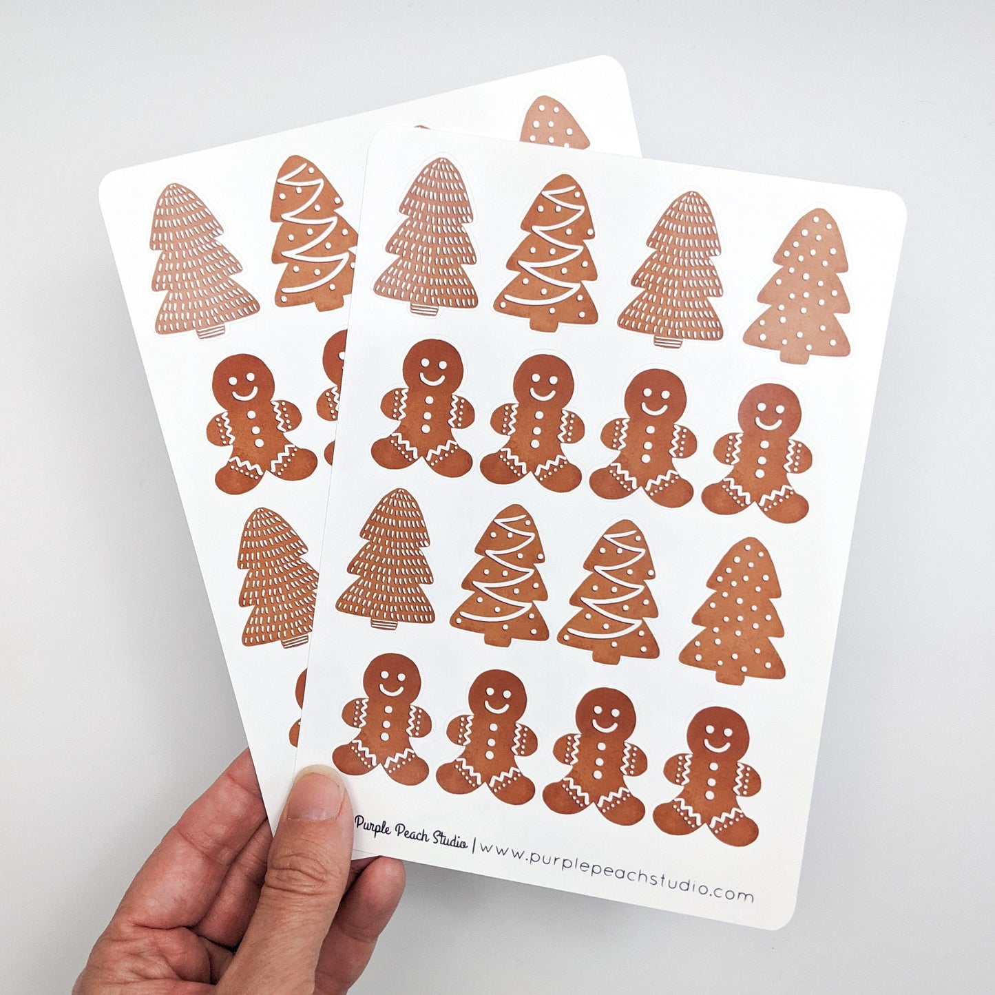 Large Gingerbread Cookie Stickers