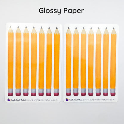 Large Pencil Stickers