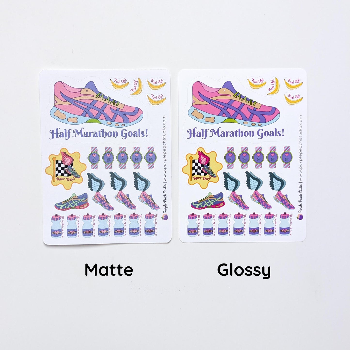 Half Marathon Training Stickers