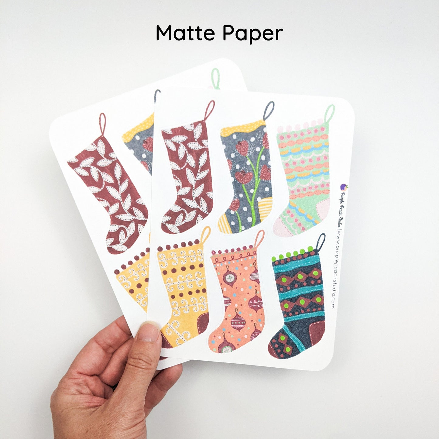 Large Stocking Stickers