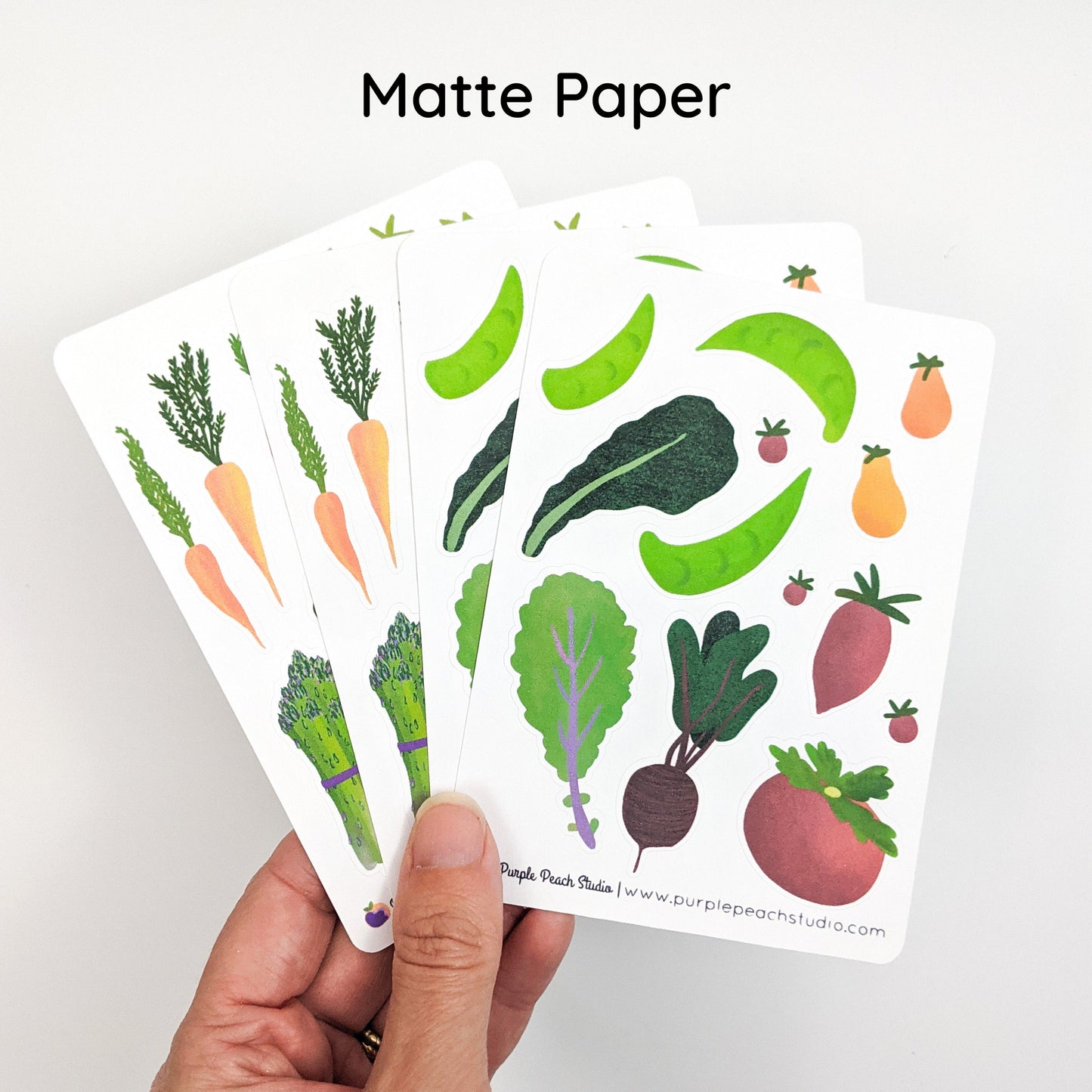 Small Farmers Market Vegetable Stickers