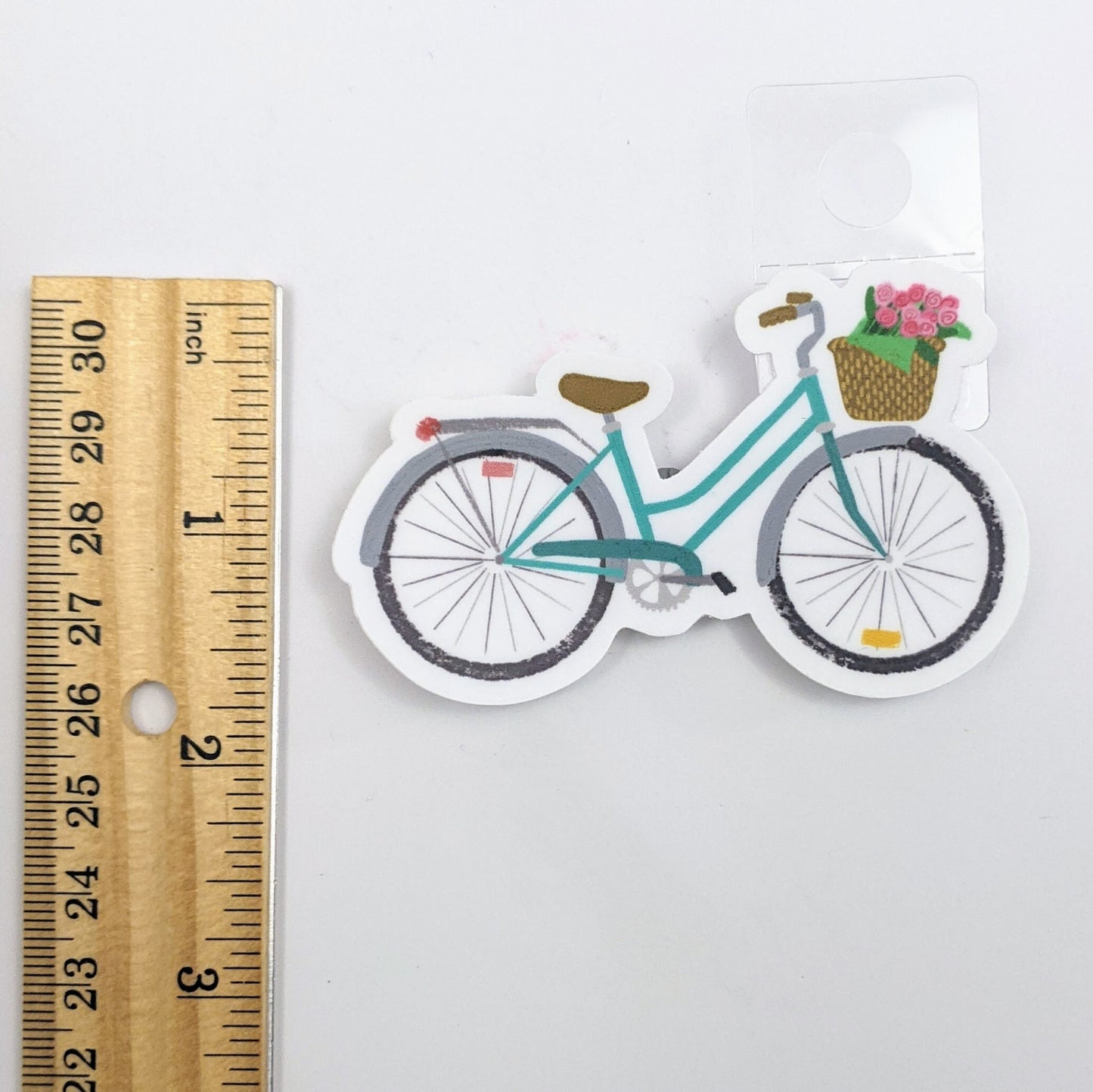Vintage Bike and Flower Basket Decal