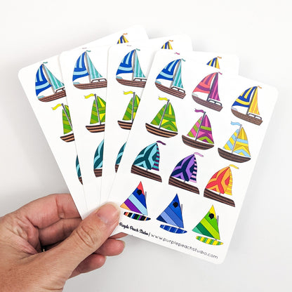 Small Sailboat Planner Stickers