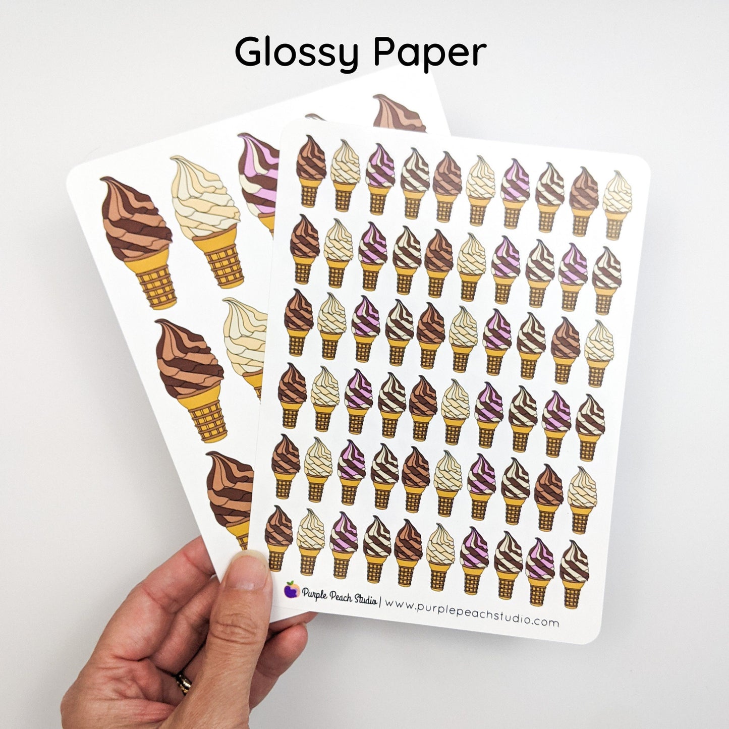 Large Soft Serve Stickers