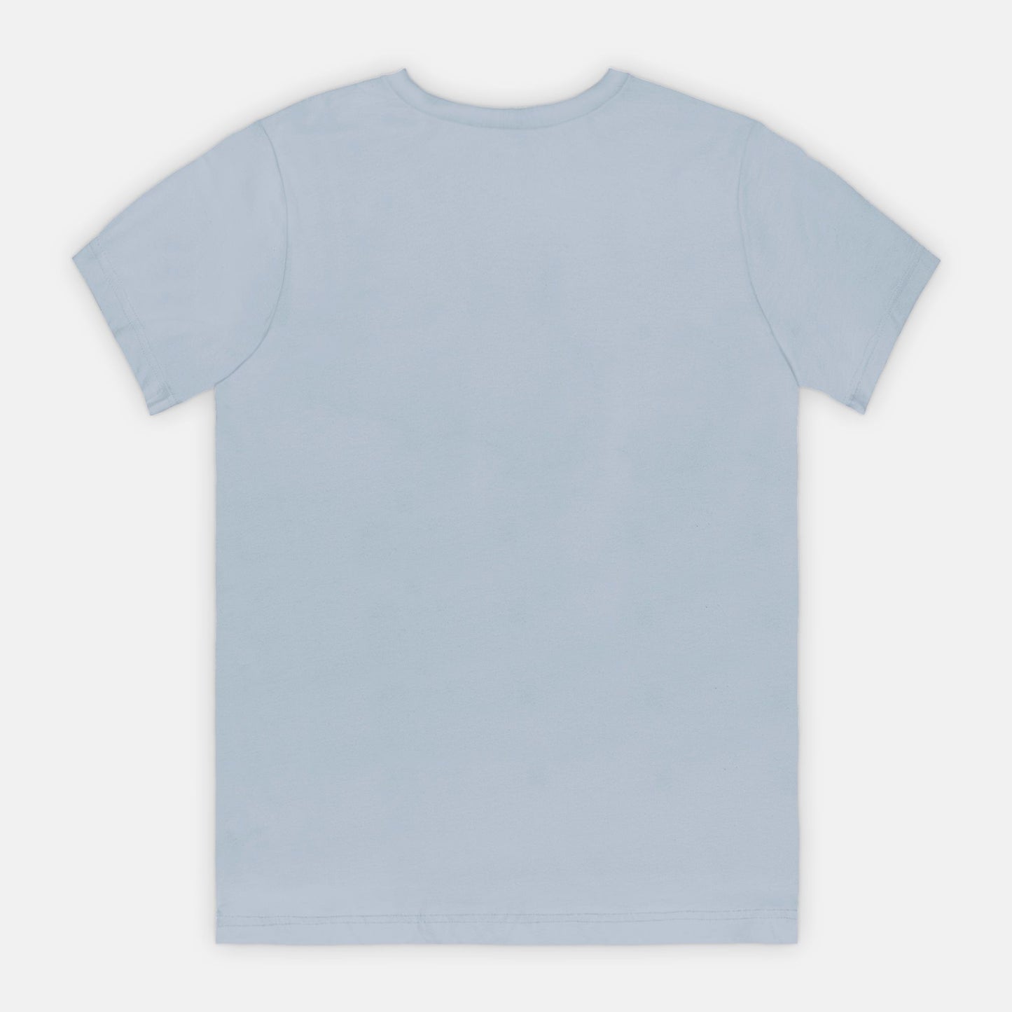 Light blue t-shirt on a white background