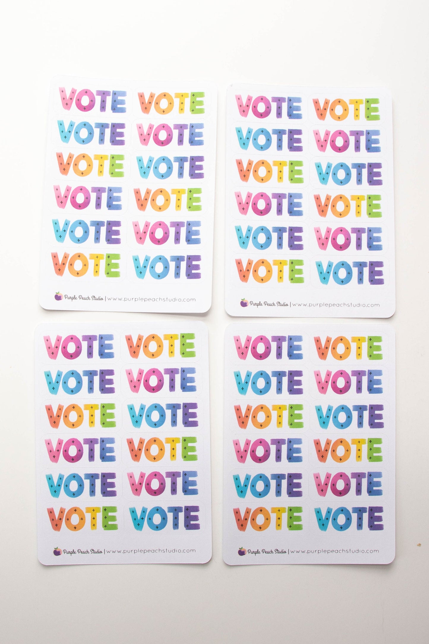 48 Vote Stickers