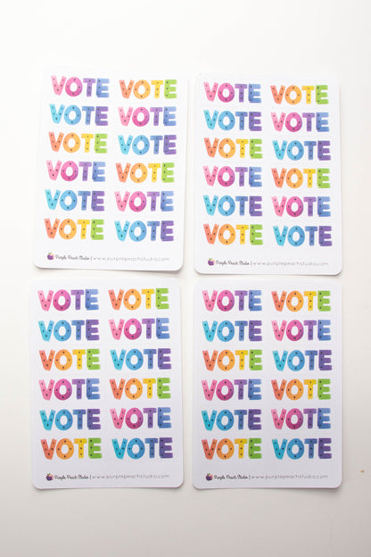 48 Vote Stickers
