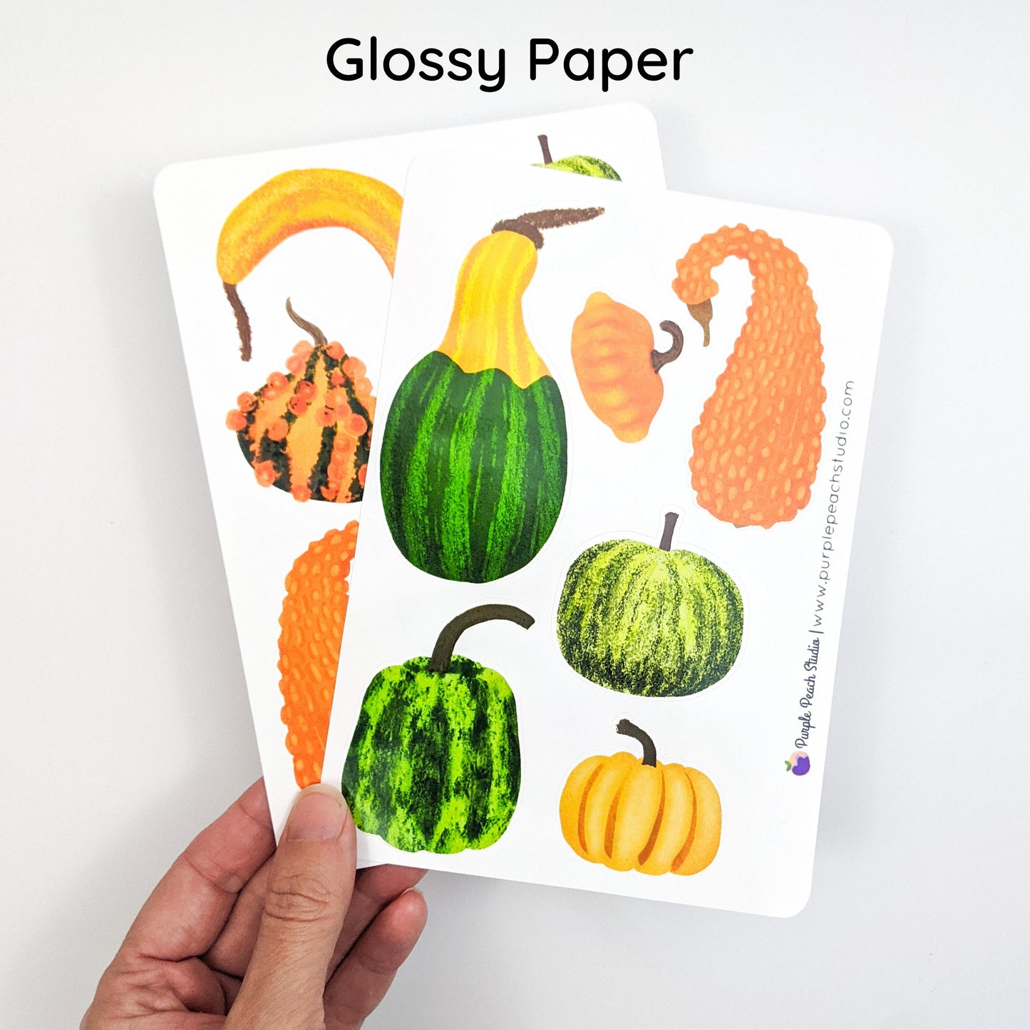 Large Decorative Gourd Planner Stickers