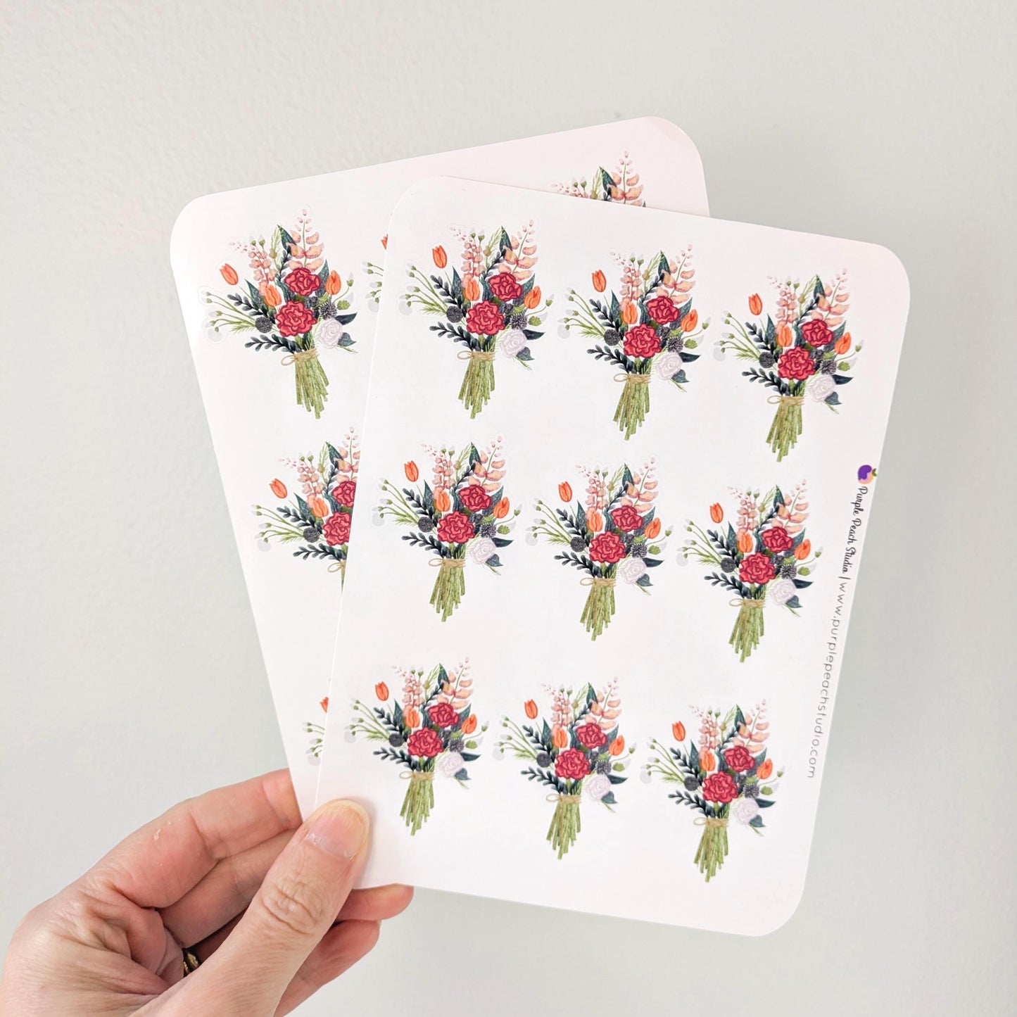 Large Bouquet Sticker Sheets