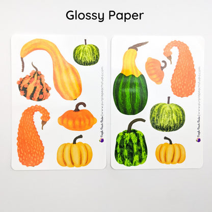 Large Decorative Gourd Planner Stickers