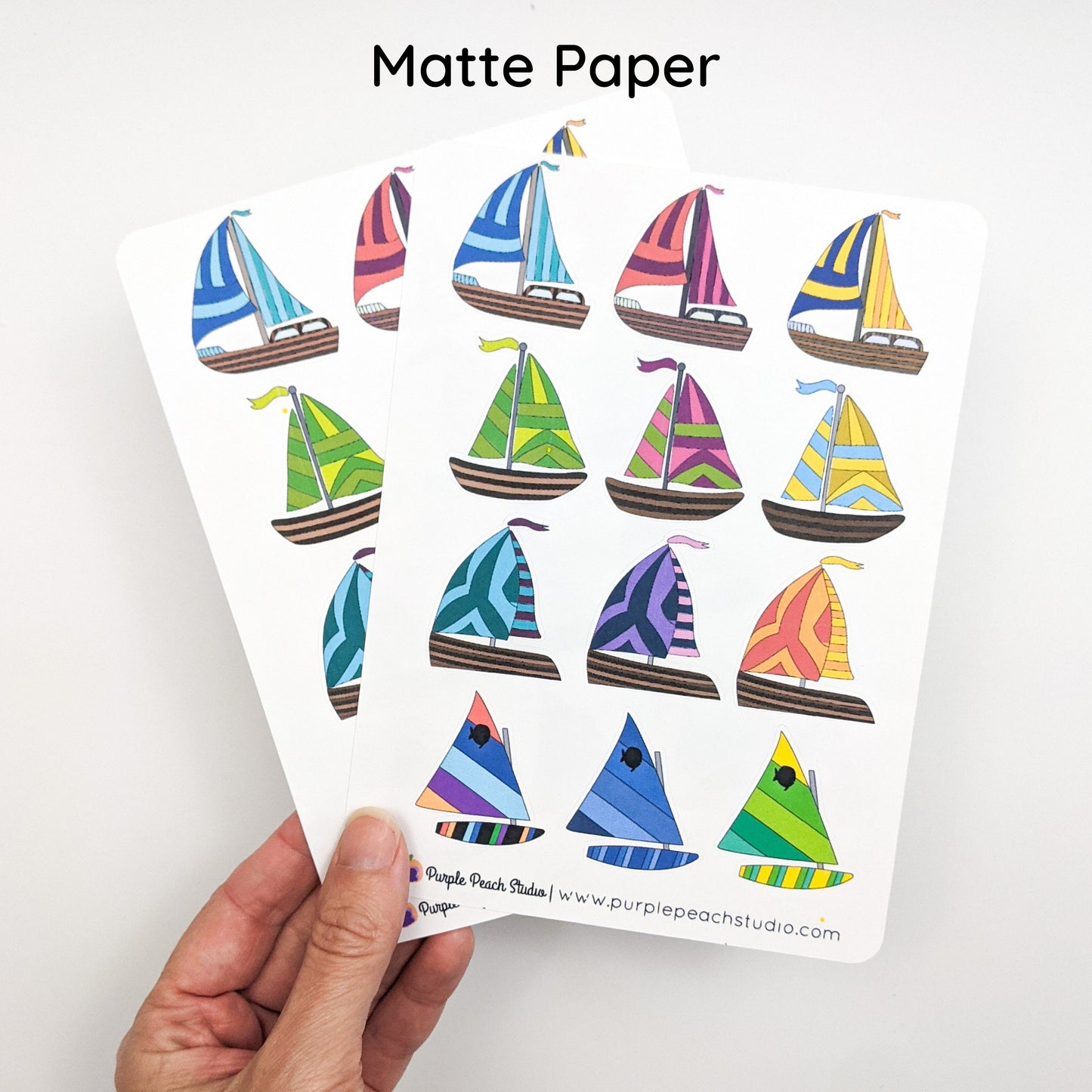Large Sailboat Stickers