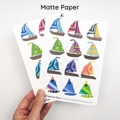 Large Sailboat Stickers