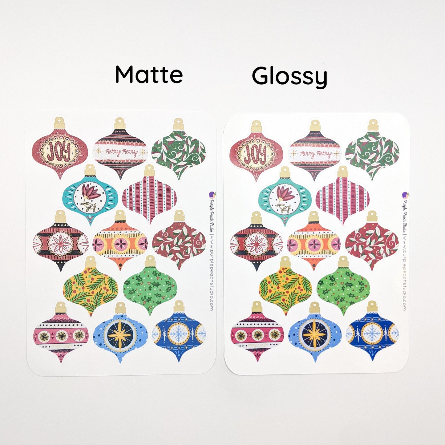 Large Vintage Ornament Stickers