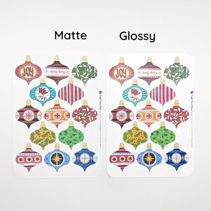 Large Vintage Ornament Stickers