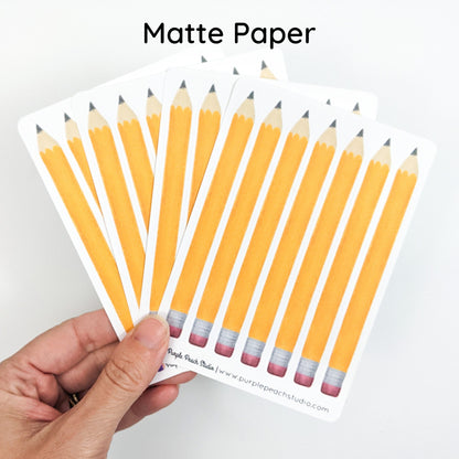 Small Pencil Stickers