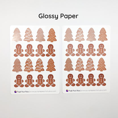 Large Gingerbread Cookie Stickers