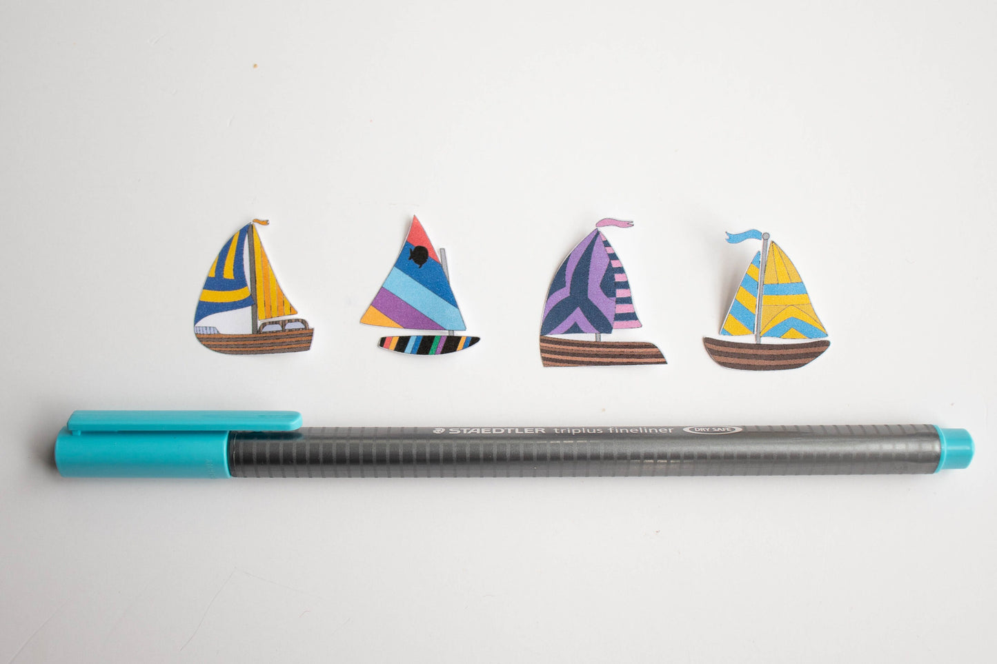 Small Sailboat Planner Stickers