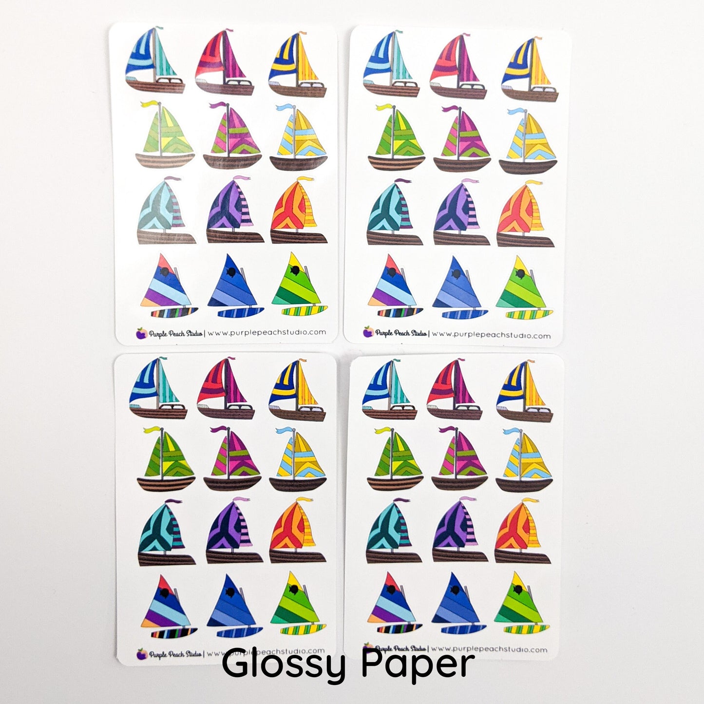 Small Sailboat Planner Stickers