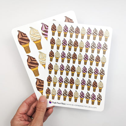 Large Soft Serve Stickers
