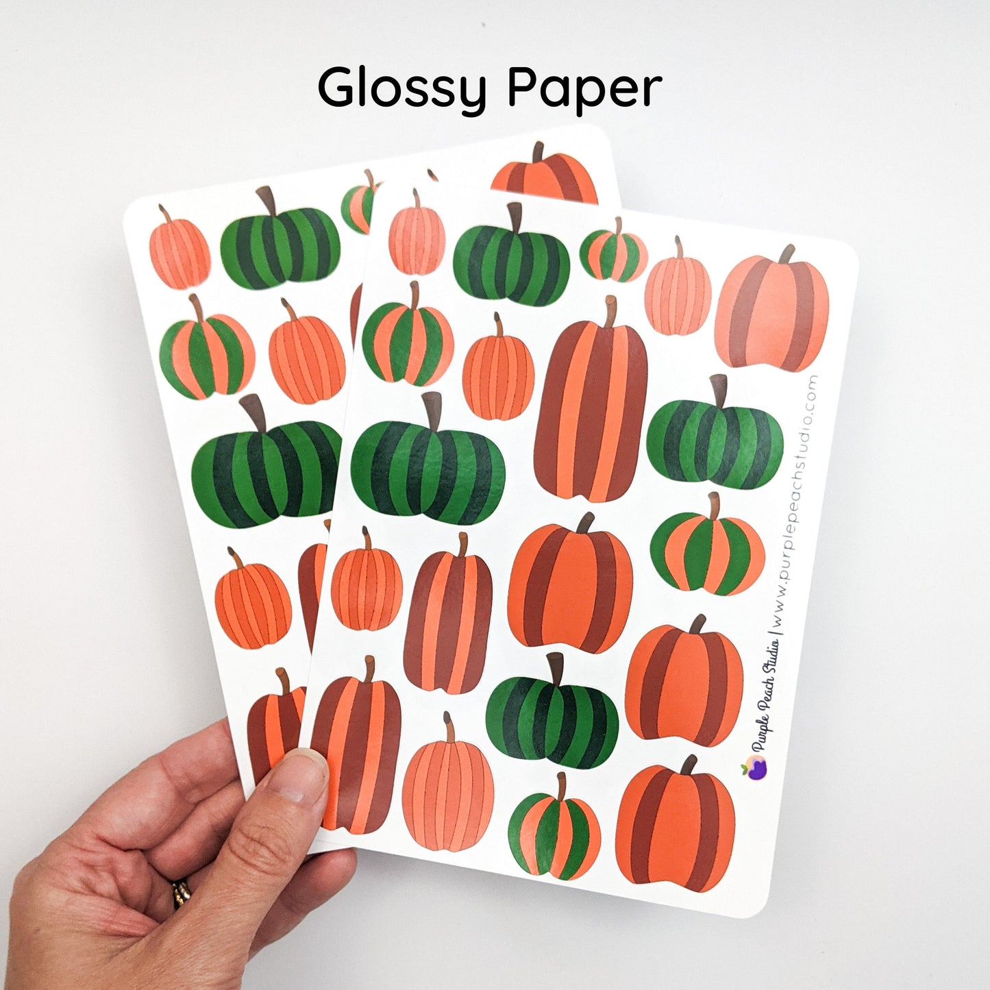 Large Pumpkin Stickers