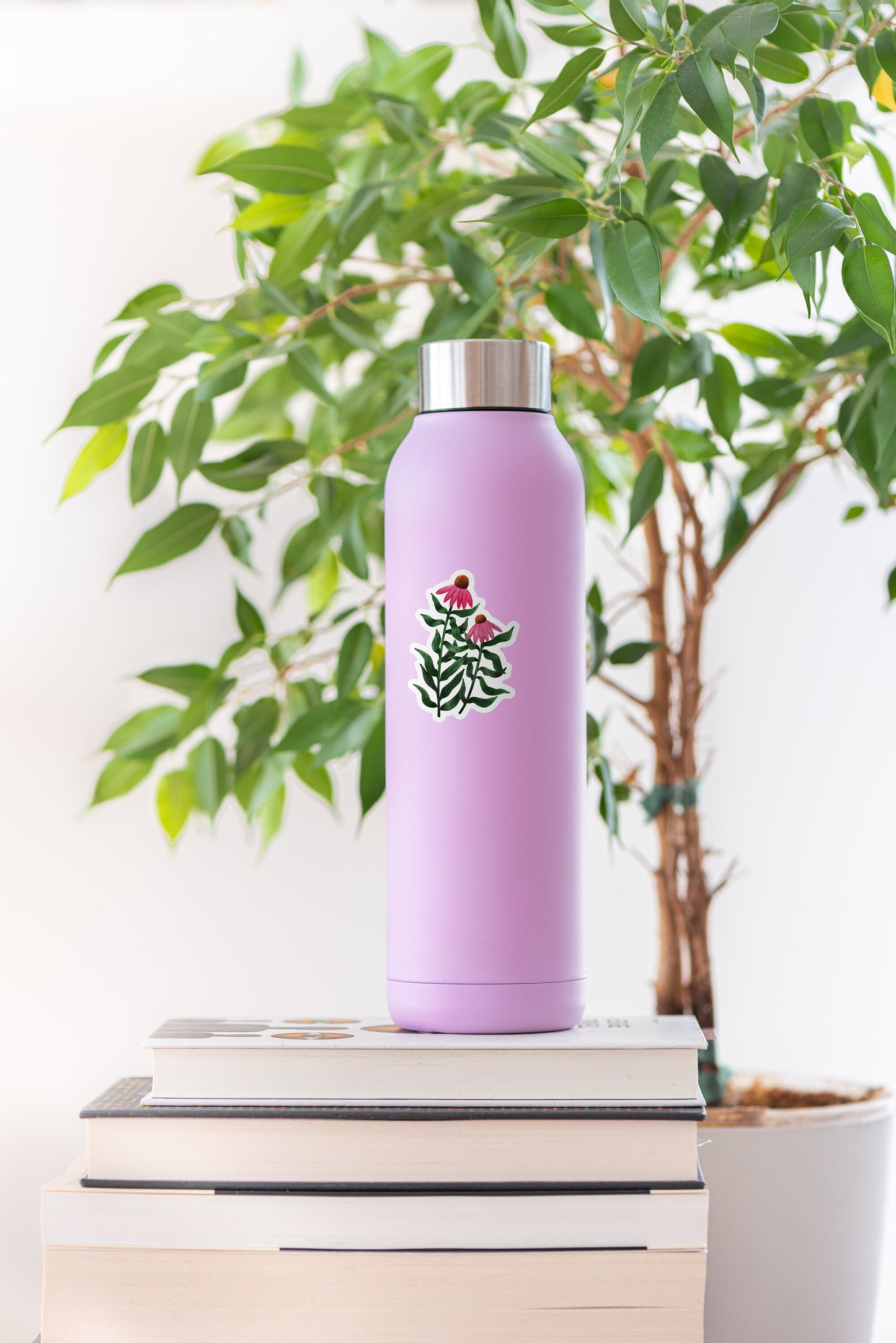 Purple Coneflower Wildflower Decal