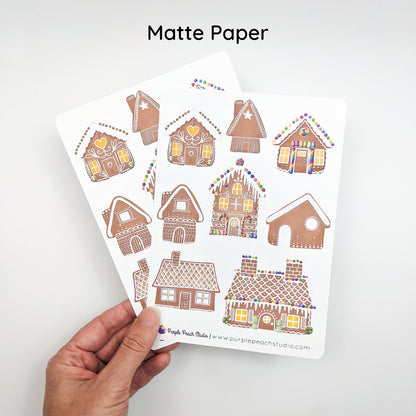 Large Gingerbread House Stickers