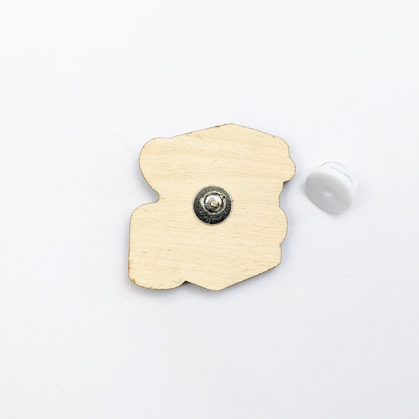 Rainbow Books and Coffee Pin