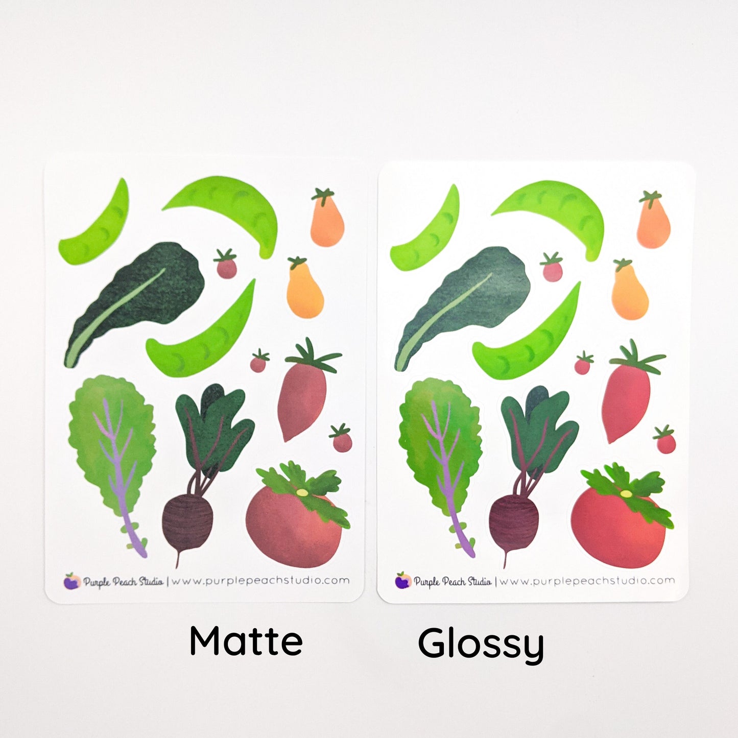 Large Farmers Market Veggie Stickers