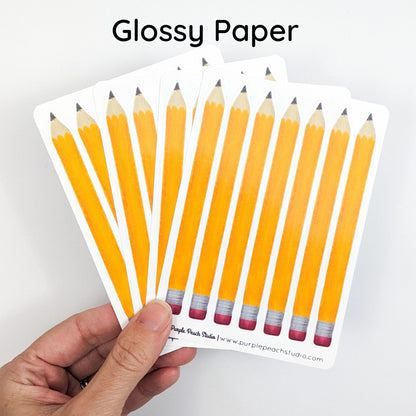 Small Pencil Stickers
