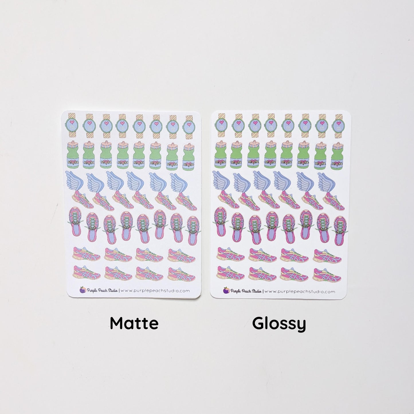 Running Calendar Stickers