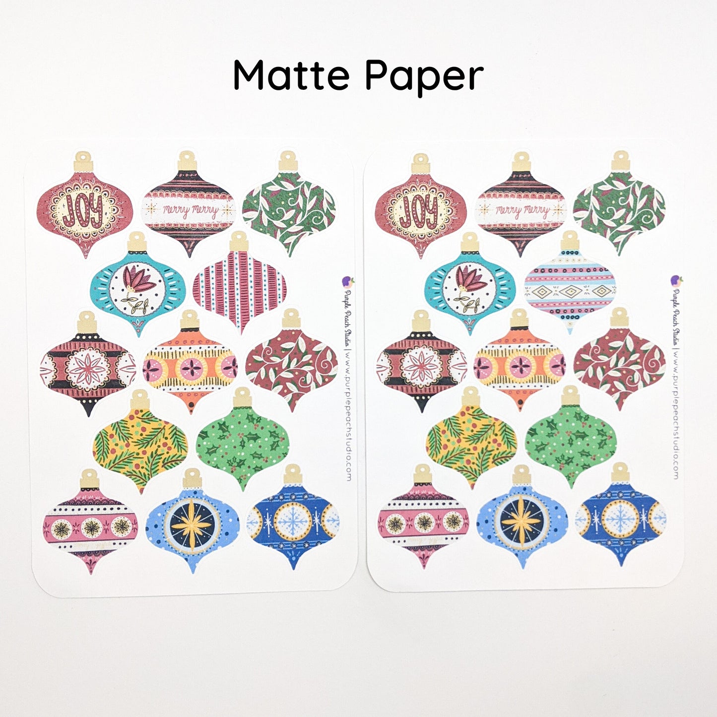 Large Vintage Ornament Stickers