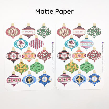 Large Vintage Ornament Stickers