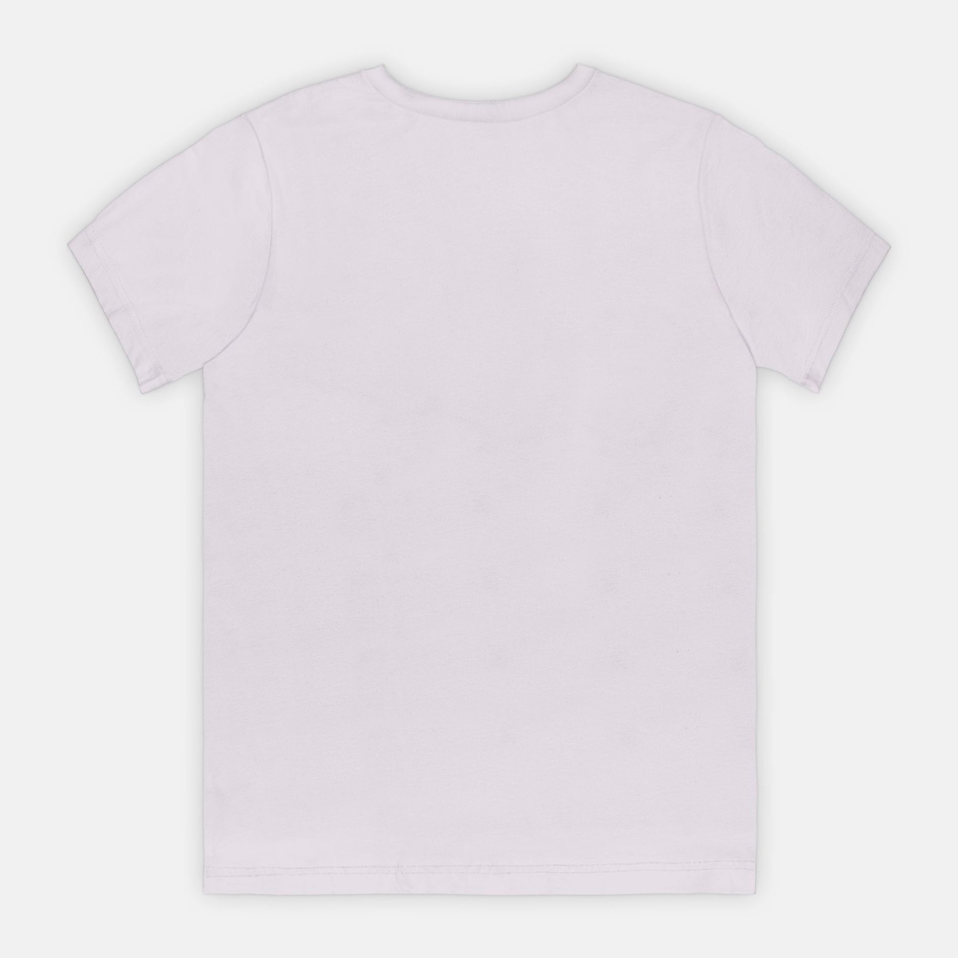 Light purple t-shirt on a white background
