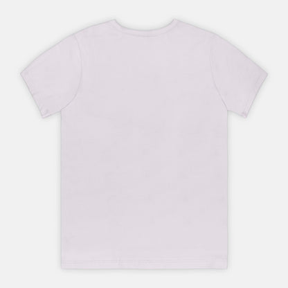 Light purple t-shirt on a white background
