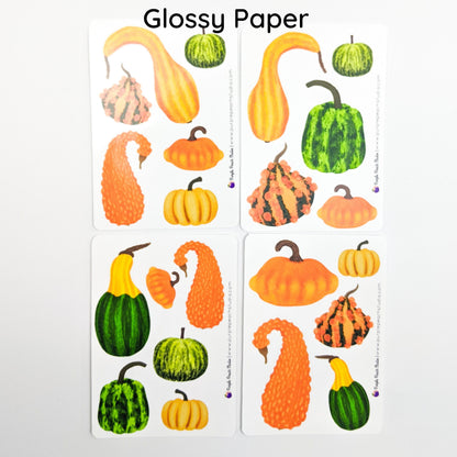 Small Decorative Gourd Planner Stickers
