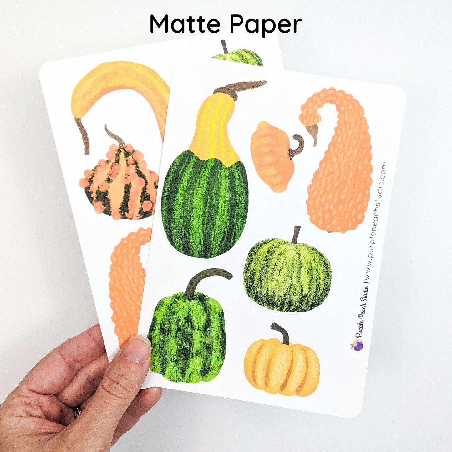 Large Decorative Gourd Planner Stickers