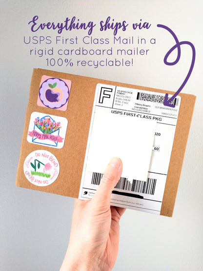 Large Bouquet Sticker Sheets