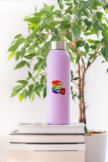 Rainbows, Coffee and Books Decal