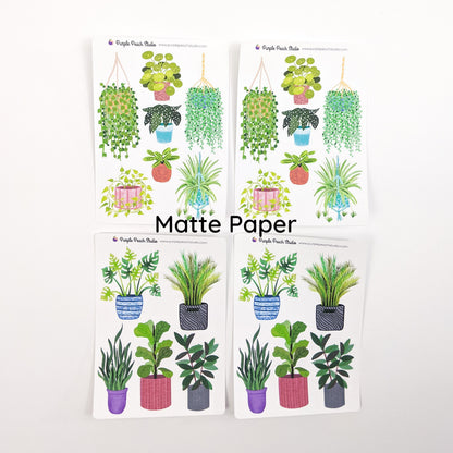 Small Houseplant Stickers