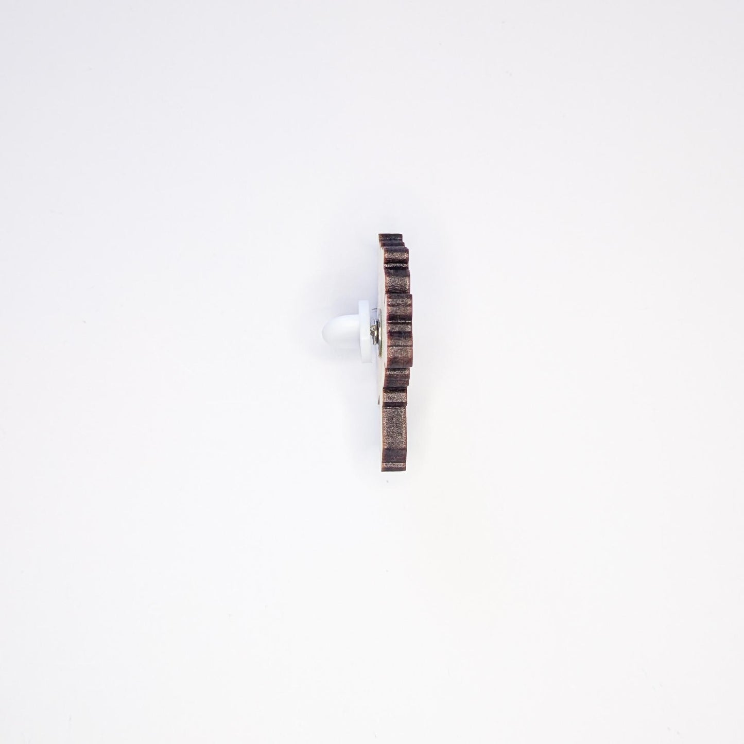 Wooden Flower Bouquet Pin